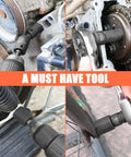 17 Piece Socket Adapter Set And Reducer For Impact Drivers With Universal Joint Sockets And Drill Adapters In Use