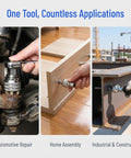 Adjustable Socket Wrench Tool For 10 To 19mm Bolts And Nuts With Multi Function Sleeve used in various repairs