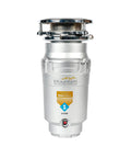ProSelect One Third Horsepower Waste Garbage Disposal With Stainless Steel Grinding Components, front view