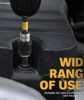 Tamper-Proof Torx Bit Set 25-Piece T5 Through T40 With Two Point Five Inch Magnetic Extension Bit Holder in use on machinery
