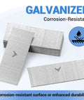 Heavy Hitter 23 Gauge Galvanized Pin Nails Assorted Full Set Micro Headless Finish Fasteners showing corrosion-resistant galvanized strips.