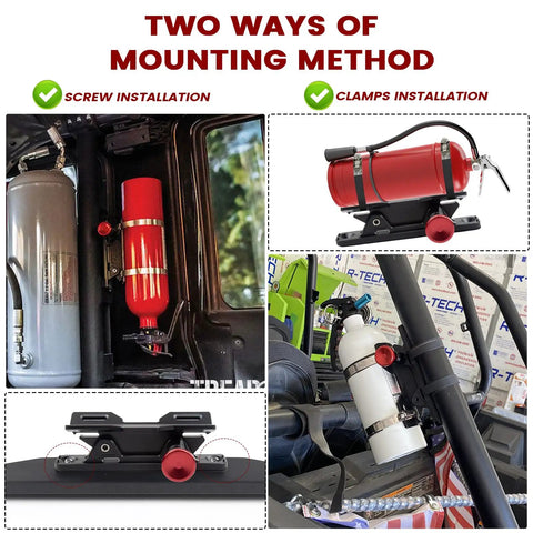 Badass Quick Release Fire Extinguisher Mount Bracket For Jeep Wrangler Truck Utv And Rv Emergency Grab Tool Solid Aluminum Ready When Chaos Hits Secure Your Rig Today
