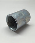 Half Inch Conduit Coupling, 20 Pack, Threaded Galvanized Steel Connector For Indoor Outdoor Use, Built To Last, Joins Conduit Or IMC Systems, UL Listed, Heavy Duty Electrical Fitting in silver metal