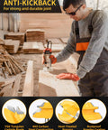 Pro Level 3 Piece 45 Degree Lock Miter Router Bit Set With Quarter Inch Shank And Heavy Duty Tungsten Carbide Cutters For Cabinets And DrawersRuns Like A Champ And Delivers Dead Straight Joints Every Time being used to create precise wood joints.