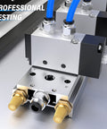 Pneumatic 200M Two Position Manifold Base For 4V210 4V220 4V230 Solenoid Valves One Quarter Inch Aluminum Block