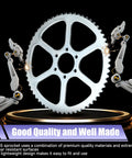 60 Tooth Sprocket For 35 Chain Ride Ready Heavy Duty Fits Coleman Mini Bike CT100U CC100X Baja DB30 on display with robotic arms