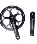 52T Aluminum Beefy Single Speed Crankset With 170 mm Arm And 130 mm BCD Chainring Guard Square Hole Crank Arm Set