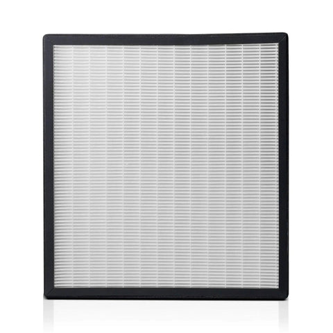 Replacement True HEPA Air Filter For BreatheSmart Classic - captures dust, pollen, and tiny particles with a white filtration grid.