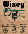 Digital Readout With Remote LCD For Planers And Sanders, 12 Inch Height Thickness Gauge With Boss Level Precision, 0.002 Inch Accuracy, Works On Drum Sander And Wide Belt Sander, AAA Powered Caliper For Quick, Reliable Measurements, product components on wooden background.