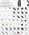 Components of the ESP32 CAM Development Kit With Onboard Camera and WiFi Bluetooth Dual Core 240 MHz MCU for Makers.