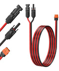 Heavy Duty Xt60i Solar Cable For Portable Power Stations 12 Awg 5 Ft DC Extension Wire with Anti Spark Connectors