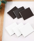 Six Pack Self-Adhesive Door Corner Seals, Gap Filler Seal Strips Weather Stripping Draft Stopper For Door Frames, white and brown