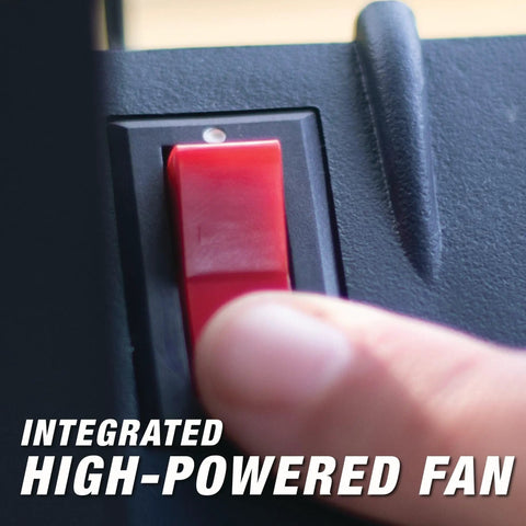Close-up of control switch on 18000 BTU Big Buddy Pro Series Radiant Heater For Indoor And Outdoor Use Heats Up To 450 Sq Ft Clean Burning And Nearly 100 Percent Efficient With Adjustable 4000 To 18000 BTU Output