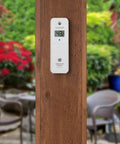 Wireless Wi Fi Digital Weather And Wind Station With Wind Speed History And Alerts Dynamic Forecast Icons installed outdoors