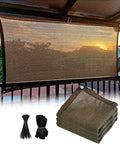 Mocha Shade Cloth With Ninety Percent UV Block Mesh Tarp For Patio Garden And Backyard Grommets Heavy Duty HDPE Shade Canopy Replacement