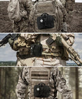 Military personnel with Tactical EMT Pouch Upgrade IFAK Tear Away First Aid Kit Small Belt Molle Medical Organizer attached to gear.