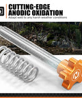 Idle Adjustment Screw Fits KTM 250XCW TPi 300XCW TPi 250EXC TPi 300EXC TPi 2018 2023 150XCW TPI 2020 2023 Orange Aluminum