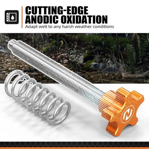 Idle Adjustment Screw Fits KTM 250XCW TPi 300XCW TPi 250EXC TPi 300EXC TPi 2018 2023 150XCW TPI 2020 2023 Orange Aluminum