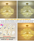 Huge White Rattan Chandelier With 6 Lights Hand Woven 5 Tier Pendant Light for Dining Room, adjustable height, beige-white shade