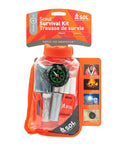 Waterproof Survival Kit In A Rugged Bag With Emergency Thermal Blanket, Fishing And Sewing Kits, Compass, And Essential Tools
