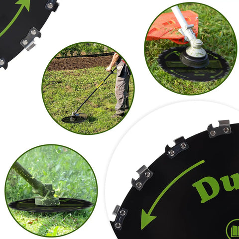 Heavy Duty 2 Pack 9 Inch 36 Tooth Metal Brush Cutter Blades For Weed Eaters And String Trimmers Includes Dual Adapter Fittings For One Inch Arbors To Smoothly Slice Woody Brush And Thick Grass With No Sweat Or Drama