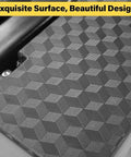 Lightweight Six Wheel Folding Hand Truck Dolly For Luggage And Groceries, Portable Trolley Easy To Use, Diamond Pattern Platform, Heavy Duty Haul Up To 502 Lbs, Ideal For Moving, Shopping, Travel Gear close-up of diamond-pattern platform