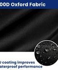 600D Oxford Fabric showing waterproof performance for Tough As Nails Heavy Duty Waterproof Cover Slick Fit Dust Shield.