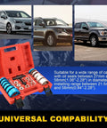 Crankshaft Oil Seal Installer And Remover Tool Kit With Seal Drive Set, red case, various adapters for 27-58 mm seals shown.