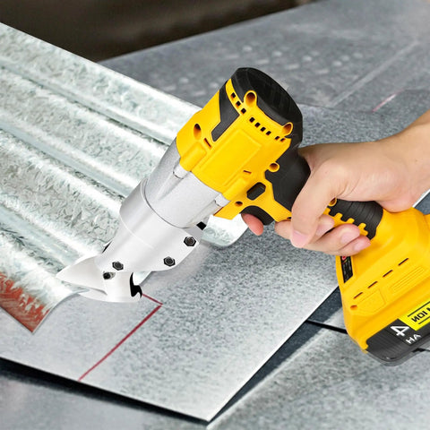 Cordless Metal Shears With 600W Brushless Motor For 20V Max Battery Power, Battery Not Included, cutting sheet metal