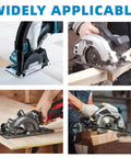 Pro Grade Circular Saw Milling Positioning Clamp for Precision Cuts with 4 to 6 Inch Dust Cutting Machine in use