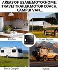 Built Like A Tank Double Sensor Co And Lp Gas Detector Hardwired 12V Dc Digital Display Panel for RV kitchen and travel trailer safety