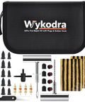 Heavy Duty Tire Repair Kit With Screw Plugs And T Handle, Rubber Nail Solutions And Screwdriver for emergency flat tire repair.