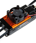 80 Amp Brushless Smart ESC for RC Aircraft, Drones, and Cars with Telemetry, ARM M4 Core, close-up view
