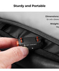 Hand holding Upgrade Magnetic Quick Release Mount For X5 With One Quarter Inch Screw Hole Adapter Connection And Safety Lock