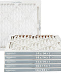 14x14x1 Air Filter 6-Pack MERV 11 For AC And Furnace Helps Clean Air By Trapping Dust Pollen And Lint Keeps Your Home Breathing Easy And Boosts Furnace Efficiency Actual Size 13.75 x 13.75 x 0.75 Inches