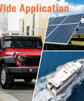 Badass 400A Bus Bar With 12V Power Distribution Block And Four Stainless Steel Studs on vehicles, solar panels, and boats.