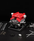 Metal V12 Engine Model Kit That Actually Runs With Electric Drive Over 800 Premium Aluminum And Steel Pieces DIY project