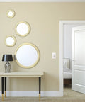2 Hour Spring Loaded Wall Timer For Fans And Lights With Hold Automatic Shut Off Energy Saver on wall near decor