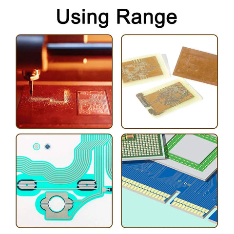 Single Sided Copper Clad PCB Laminate Board 70 x 50 x 1mm FR4 Glass Fiber 5 Pieces with example usages in prototyping