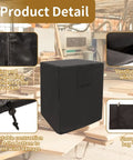 Heavy Duty Table Saw Cover Shields Your Outdoor Wood Planer From Dust Water And Paint While Keeping Your Power Tools Rock Solid For Any Badass Job Site Rig, 24x24x30in, waterproof material with sealing seam.