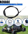 75 Inch Go Kart Throttle Cable Kit For Predator 212cc 196cc GX200 GX160 6 5hp Engine Replaces 8252 1390 Heavy Duty