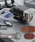 Heavy Duty Pneumatic Nick Grinder That Nails Pinpoint Accuracy For Die Cutting And Rule Protection Features plug and play setup with 50mm cutter