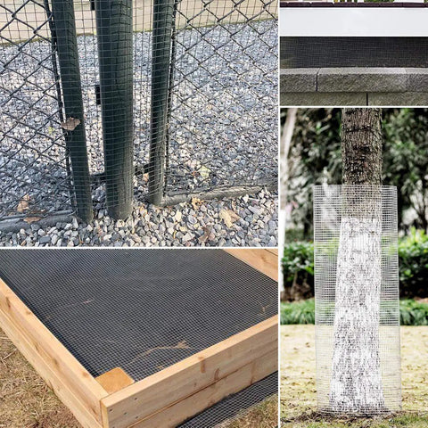 Heavy Duty 36 Inch By 100 Foot Hardware Cloth With 1/4 Inch Mesh, 23 Gauge, Hot Dip Galvanized After Welding, used for fencing and tree protection