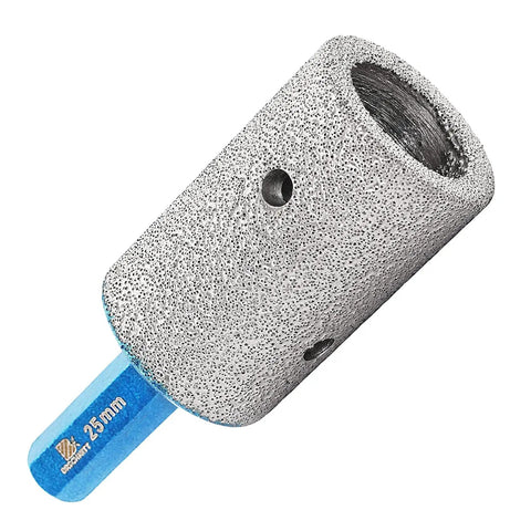 Diamond Finger Milling Bit 1 Inch For Porcelain Ceramic Granite And Marble Dry Core Drill Bit With Hex Shank Grit 50 To 60 65mm