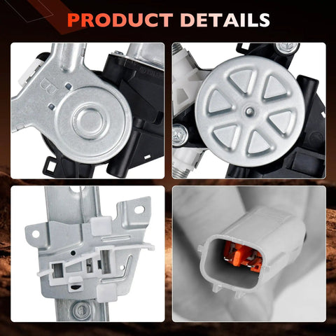 Rear Right Passenger Side Power Window Regulator With Motor Assembly For Ford Escape 2008-2012, Mercury Mariner 2008-2011, Mazda Tribute 2008-2011 Direct Fit Easy Install OE Replacement 8L8Z7827000A product details close-up
