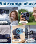 Clip On Car Fan with LED Display 360 Degree Rotation 199 Speeds High Velocity USB Rechargeable for versatile use examples