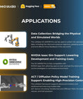 Applications of AI Robotic Arm Kit With Servo Motors For AI Projects Dope Six DOF Open Source And NVIDIA Jetson Compatible Built For DIY