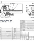 Technical diagram of Beefy Industrial Grade Reversible Vise With Five Point Five Inch Jaws Heavy Duty Ductile Iron Castings 360 Degree Swivel Base Gear