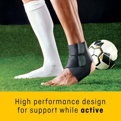 Performance Ankle Support With Adjustable Straps For Moderate Compression Arch Lift And Breathable Moisture Wicking Comfort To Help Soothe Stiff Sore Or Injured Ankles And Keep You Moving All Day