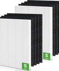 2-Pack True HEPA Replacement Filters With 8 Activated Carbon Pre-Filters For C545 And Compatible Winix Purifiers Like B151 P150 9300